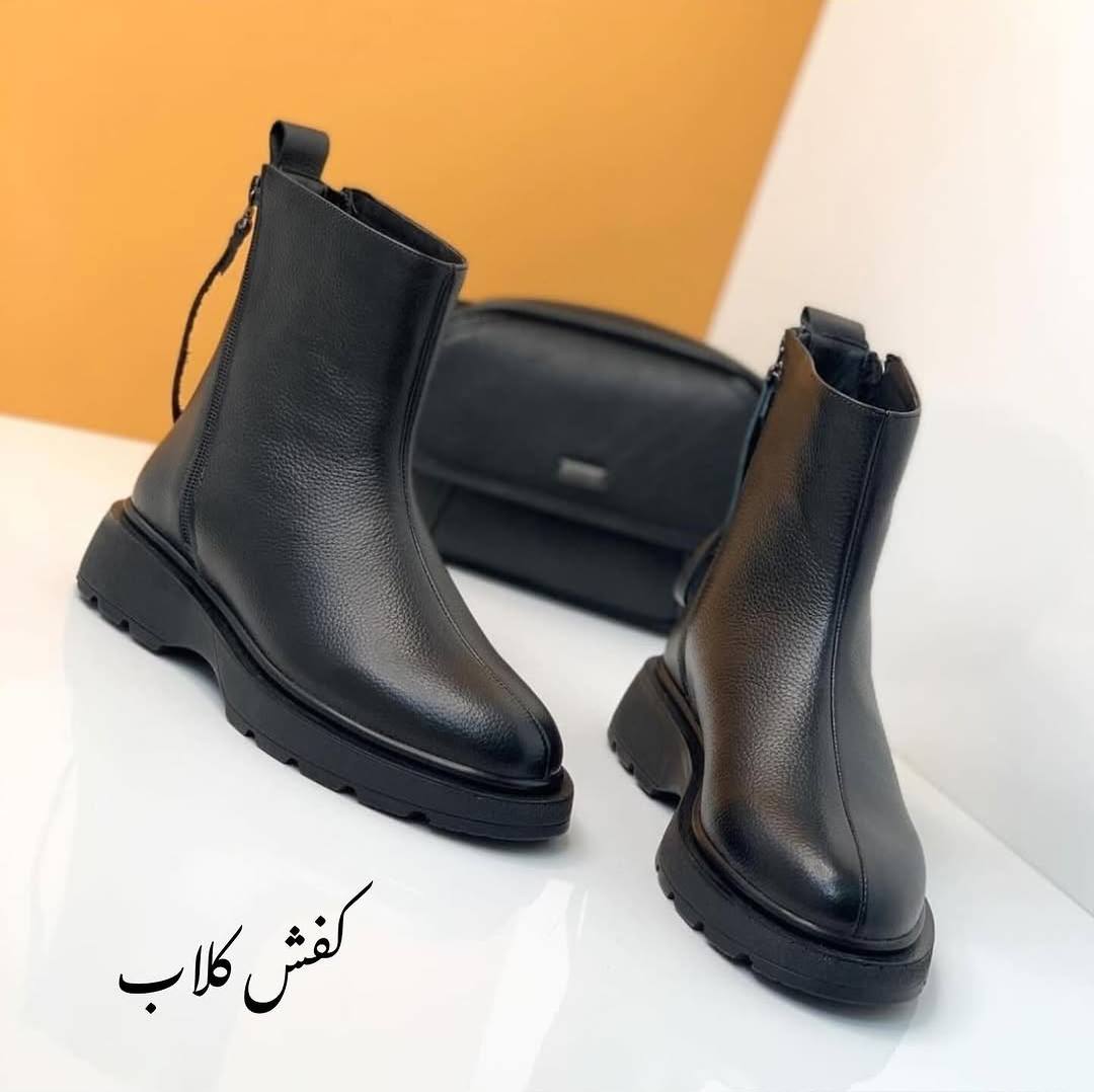 نیم‌بوت دوز‌یپ آویز زنانه (کالکشن پاییز) - بسیار سبک و راحت